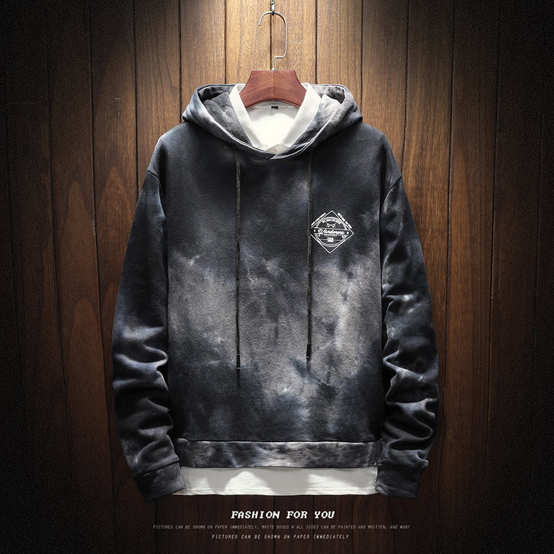shark Hoodie Men fashion Hoodies mens Clothes patchwork sweatshirt Punk Rock Print Sweatshirt Casual Mens Clothing Streetwear - E-Esther Clothing Store