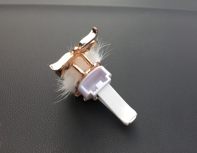1Pcs Crystal Owl Car Air Freshener Auto Outlet Perfume Clip Interior Accessories Car-styling Vent Solid Fragrance Diffuser - E-Esther Clothing Store