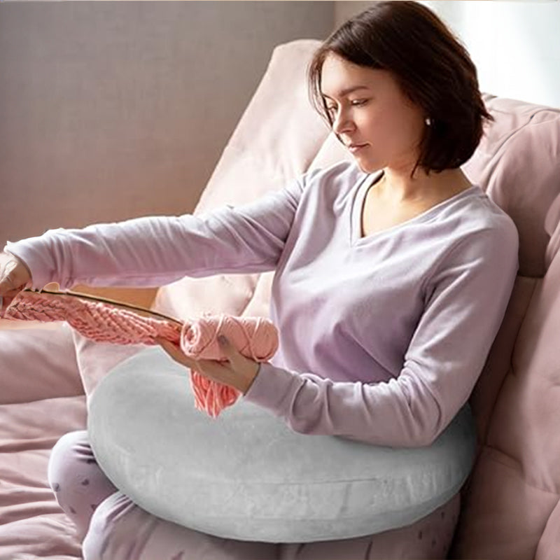 Reading pillow, crocheted arm-support for adults, portable, skin-friendly, TV & breastfeeding. - E-Esther Clothing Store