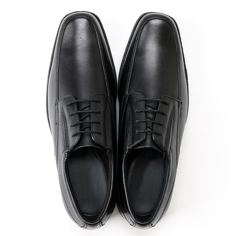 Men's leather shoes, men's color polishing shoes, men's shoes, one foot stepping men's leather shoes, small square toe Japanese men's leather shoes - E-Esther Clothing Store