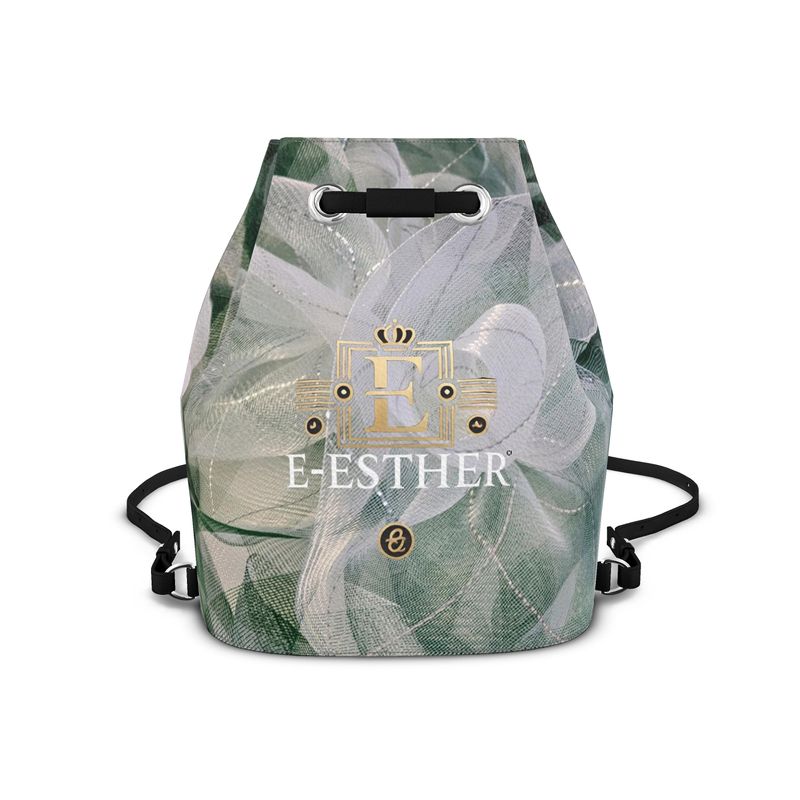 Emerald Pearl and White Bucket Bag - E-Esther Clothing Store