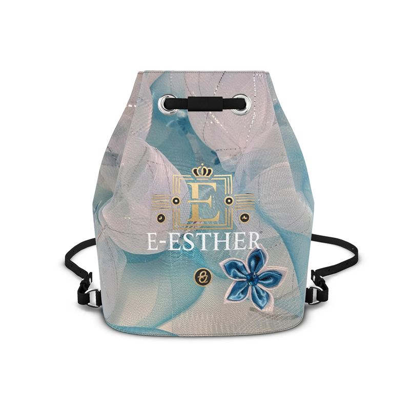 Crystal Blue Bucket Bag - E-Esther Clothing Store