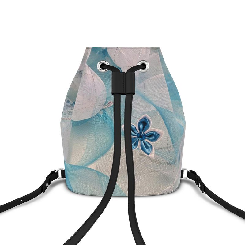 Crystal Blue Bucket Bag - E-Esther Clothing Store