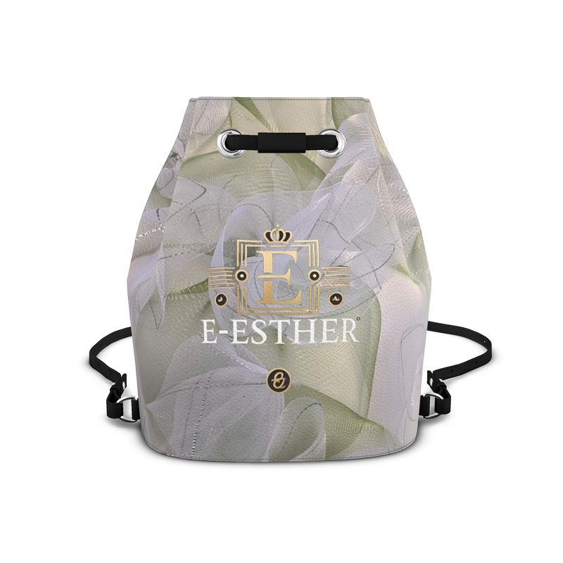 Tartan Jade Green Bucket Bag - E-Esther Clothing Store