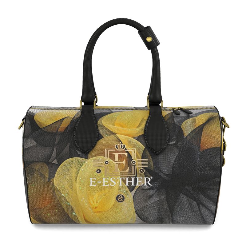 Black and Yellow Duffle Bag - E-Esther Clothing Store