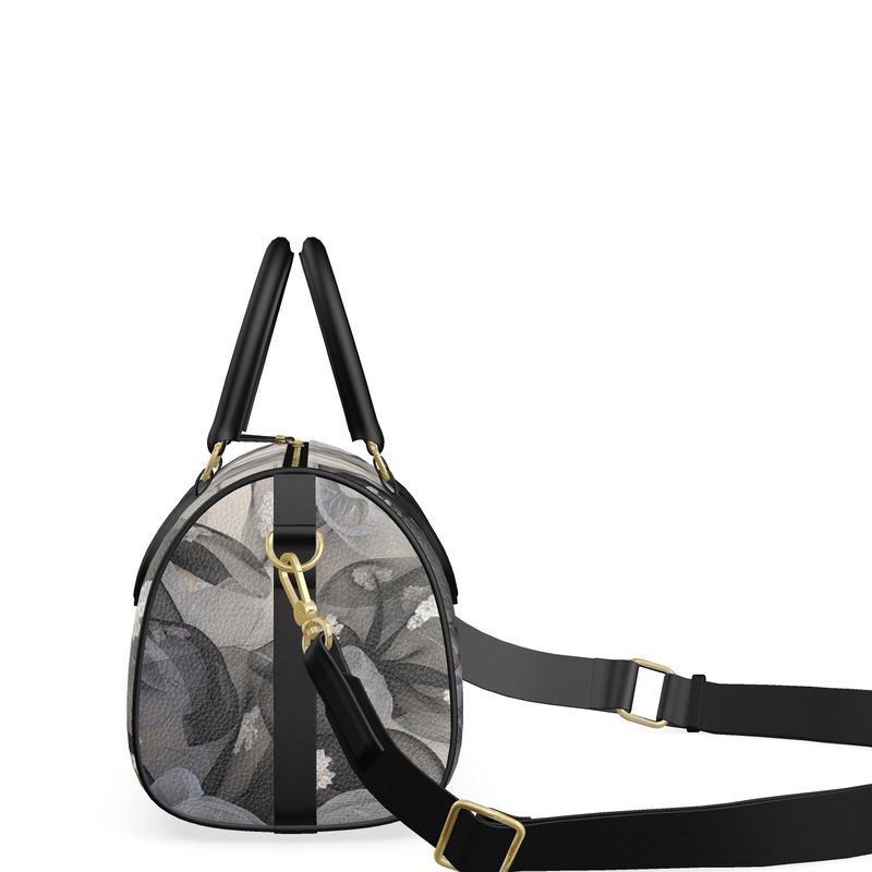 Black and White Mini Duffle Bage - E-Esther Clothing Store