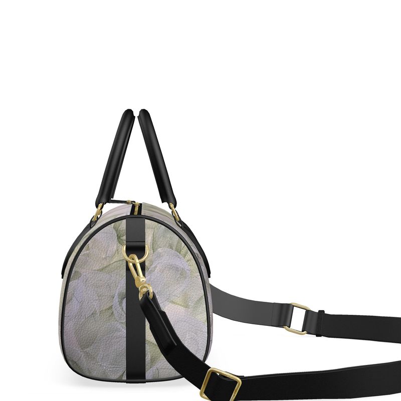 Tartan Jade Green and White Mini Duffle Bag - E-Esther Clothing Store