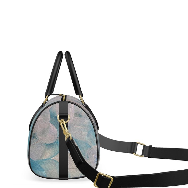 Crystal Blue Mini Duffle Bag - E-Esther Clothing Store