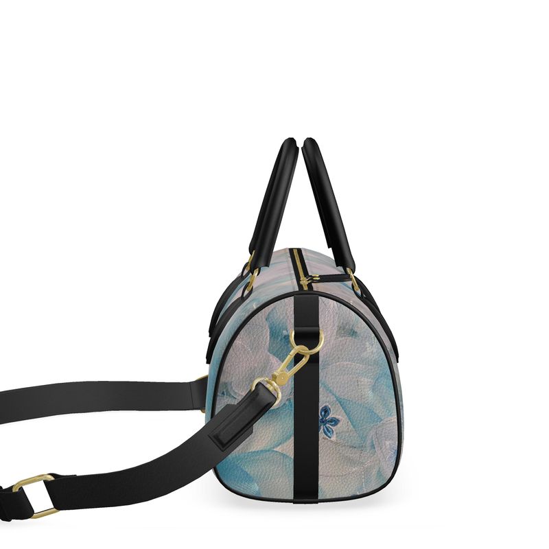 Crystal Blue Mini Duffle Bag - E-Esther Clothing Store