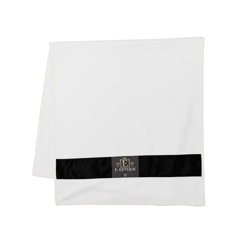 E-Esther Black Strip Towel - E-Esther Clothing Store