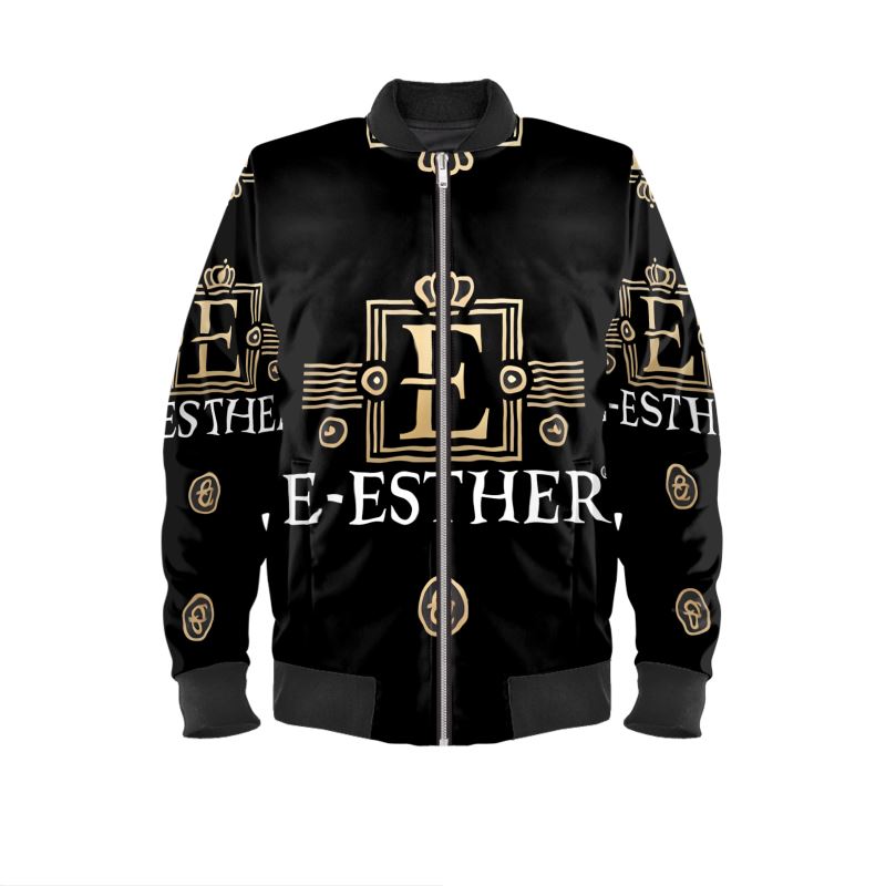 Mens Black Classico Bomber - E-Esther Clothing Store