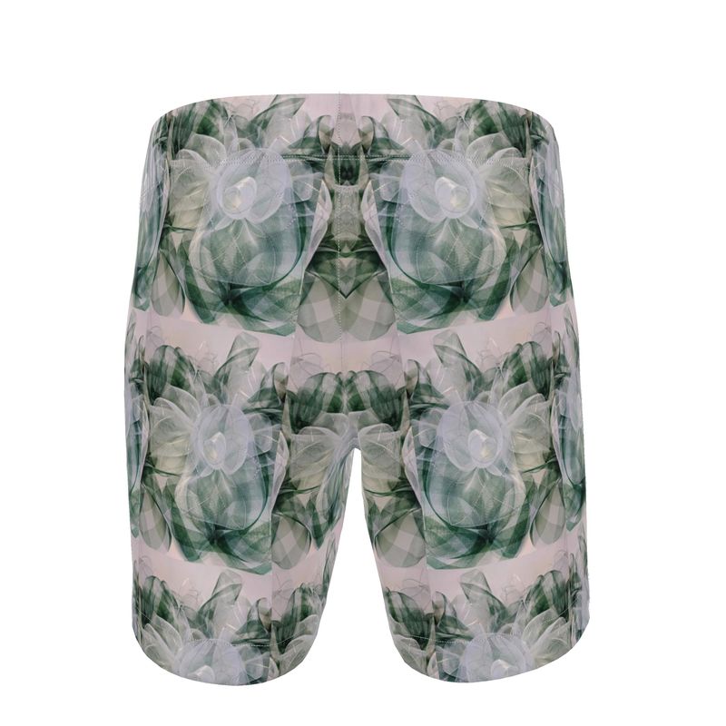E-Esther Emerald Floral Swimming Shorts - E-Esther Clothing Store
