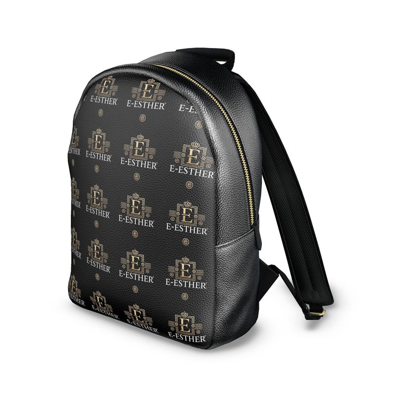 Leather E-Esther Designer Backpack - E-Esther Clothing Store