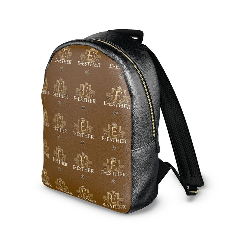 E-Esther Leather backpack Brown - E-Esther Clothing Store