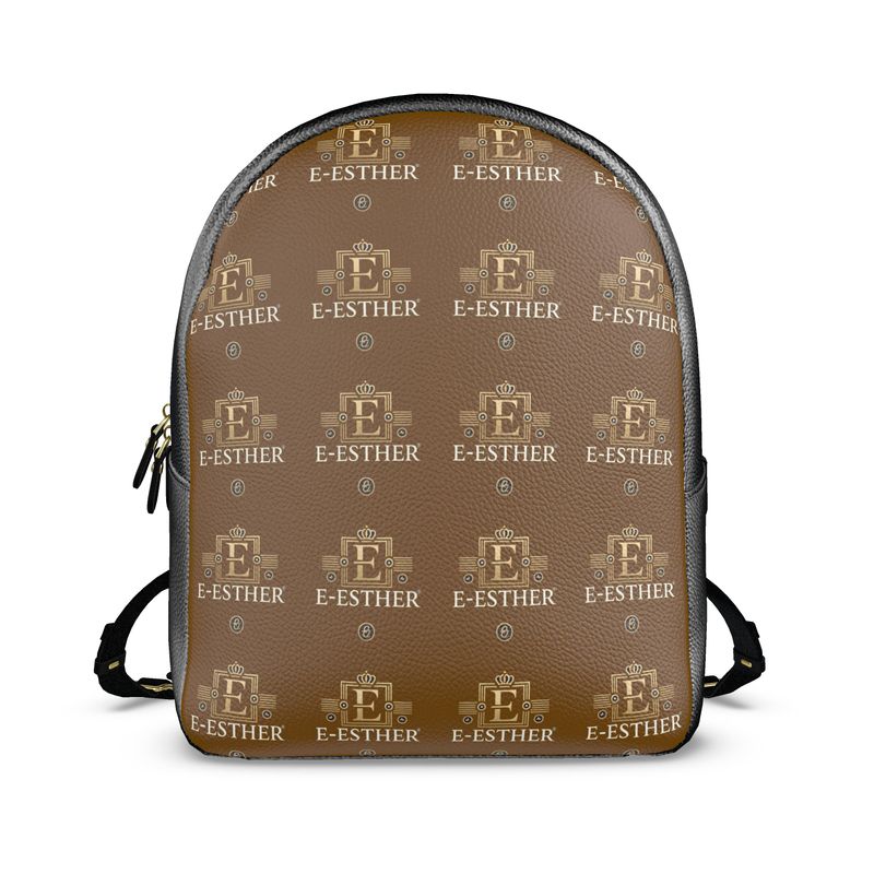E-Esther Leather backpack Brown - E-Esther Clothing Store