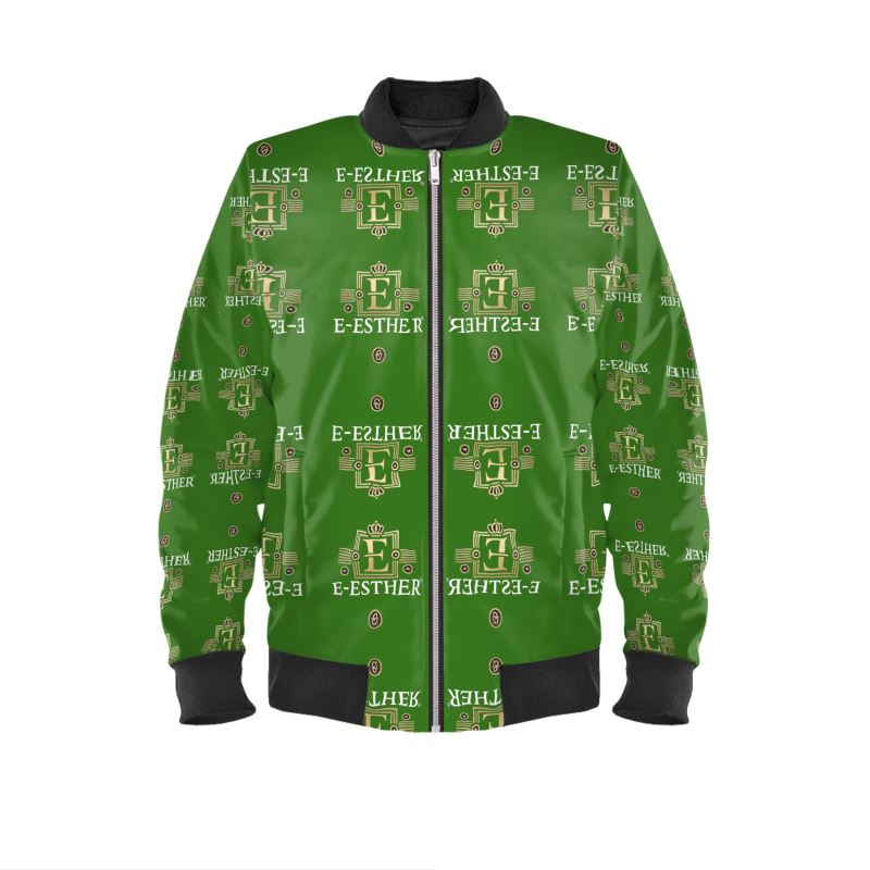 E-Esther Green Bomber - E-Esther Clothing Store
