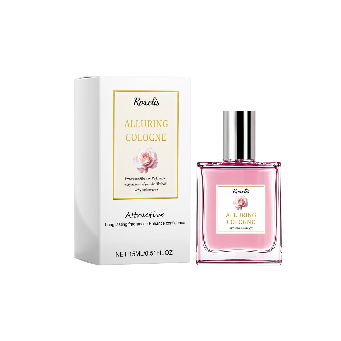 Pheromone Perfume Rose Fresh Light Fragrance Date Atmosphere Exudes Charm Long-Lasting Fragrance For Women - E-Esther Clothing Store