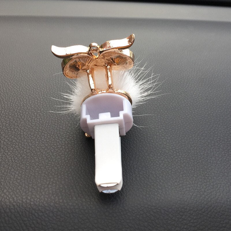 1Pcs Crystal Owl Car Air Freshener Auto Outlet Perfume Clip Interior Accessories Car-styling Vent Solid Fragrance Diffuser - E-Esther Clothing Store