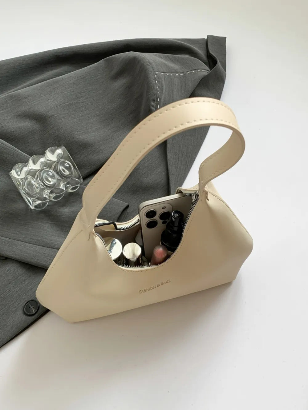 Moon Shape Shoulder Bag - E-Esther Clothing Store