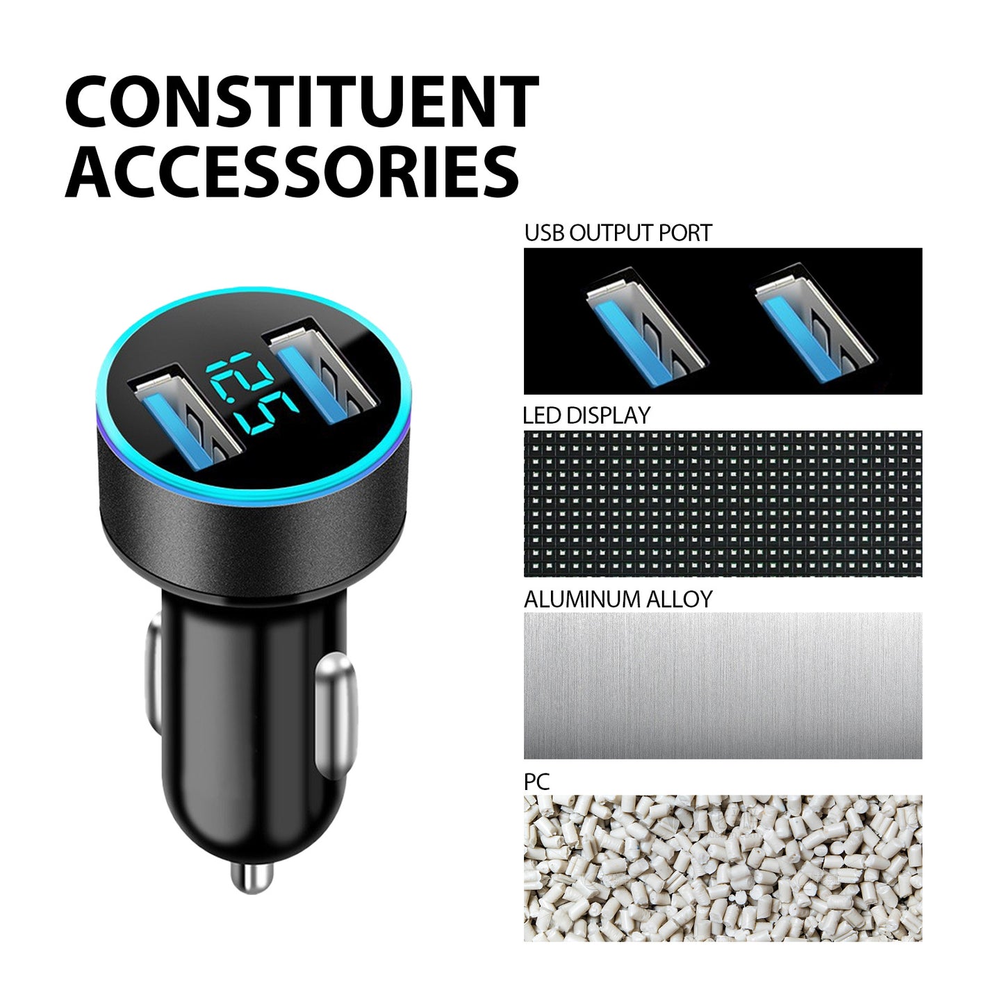 Car Dual USB Interface