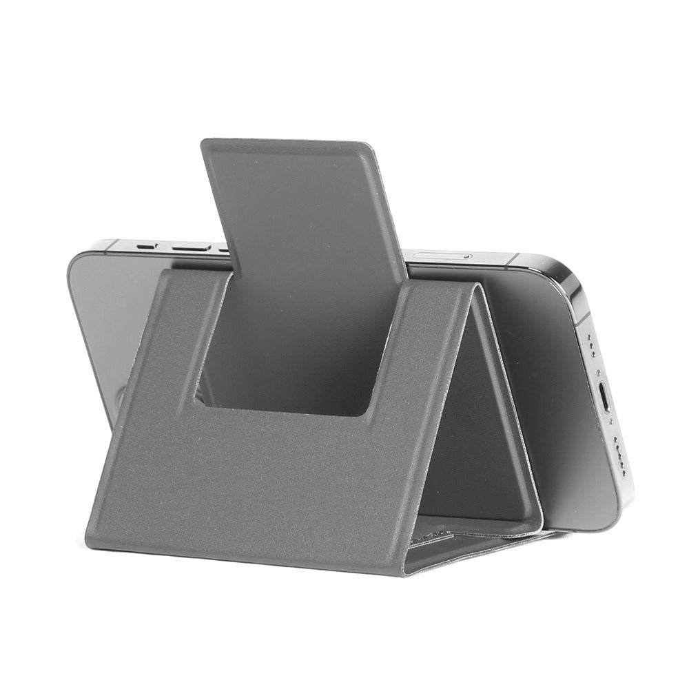 Personalized mobile phone stand desktop office folding stand PU leather ultra-thin stand - E-Esther Clothing Store