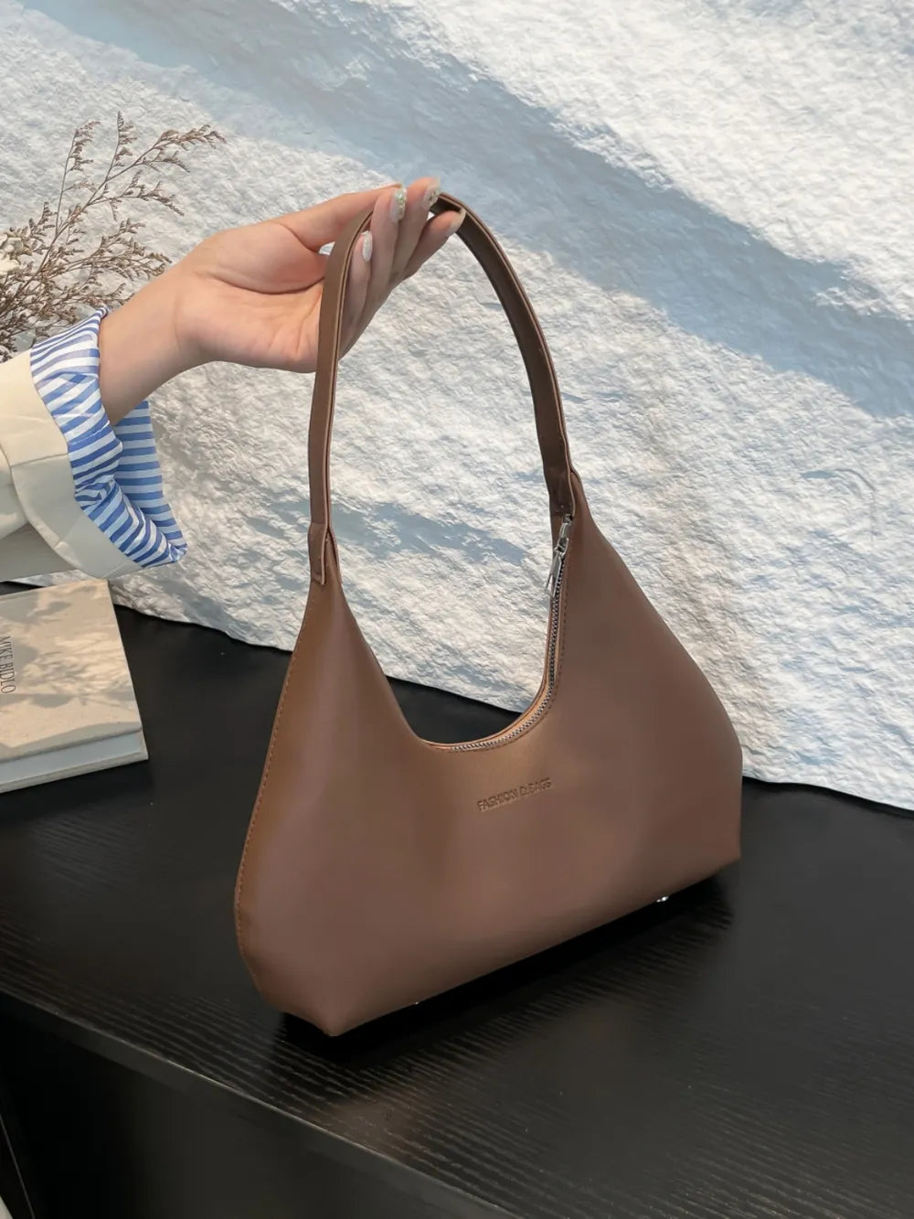 Moon Shape Shoulder Bag - E-Esther Clothing Store