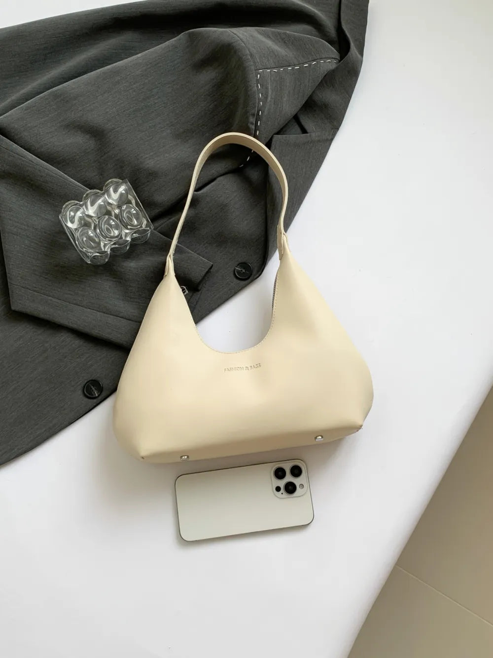Moon Shape Shoulder Bag - E-Esther Clothing Store