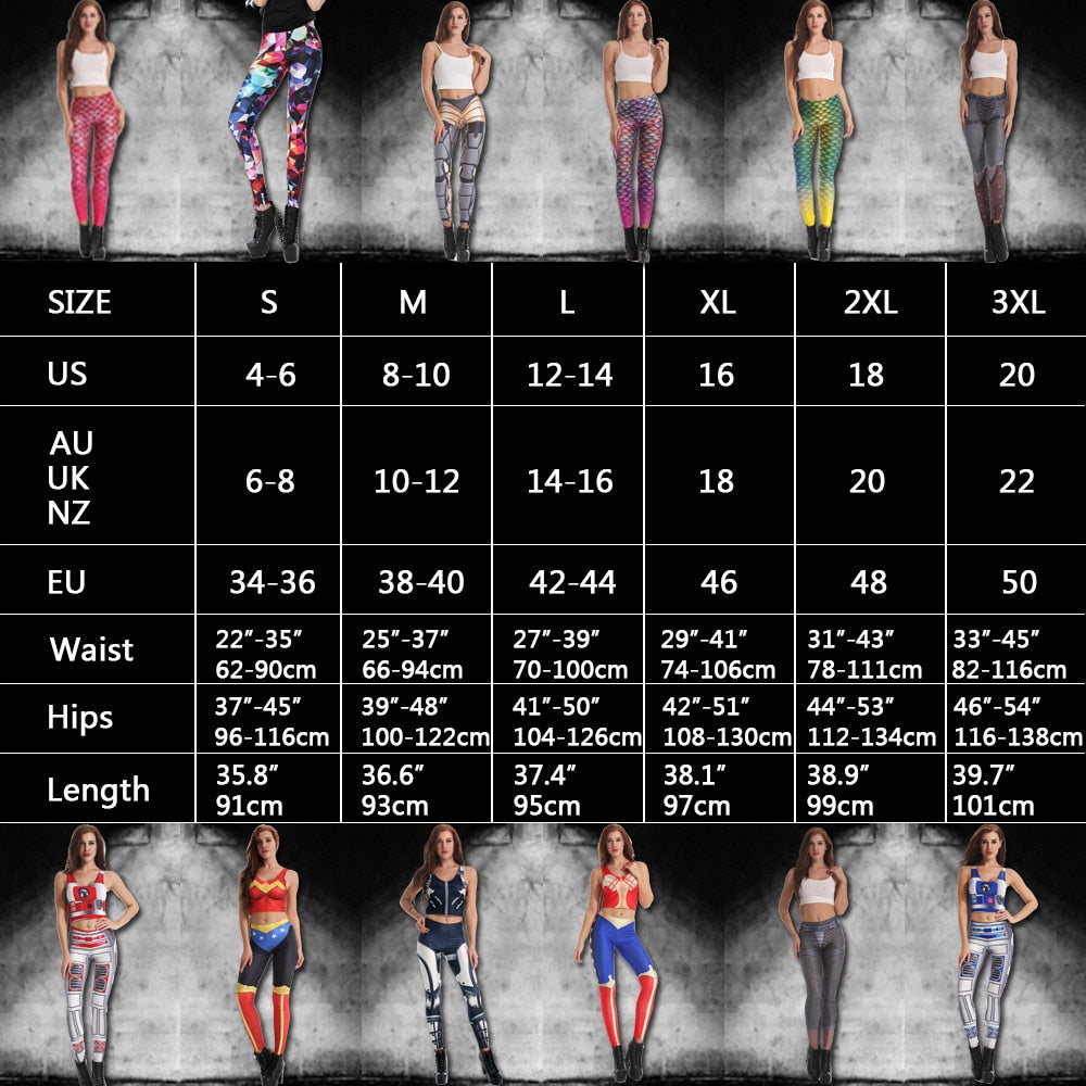 New Arrival Women Leggings Halloween Day Party Clown Cosplay Printed Leggins Pants 3D Digital Fitness Trousers - E-Esther Clothing Store