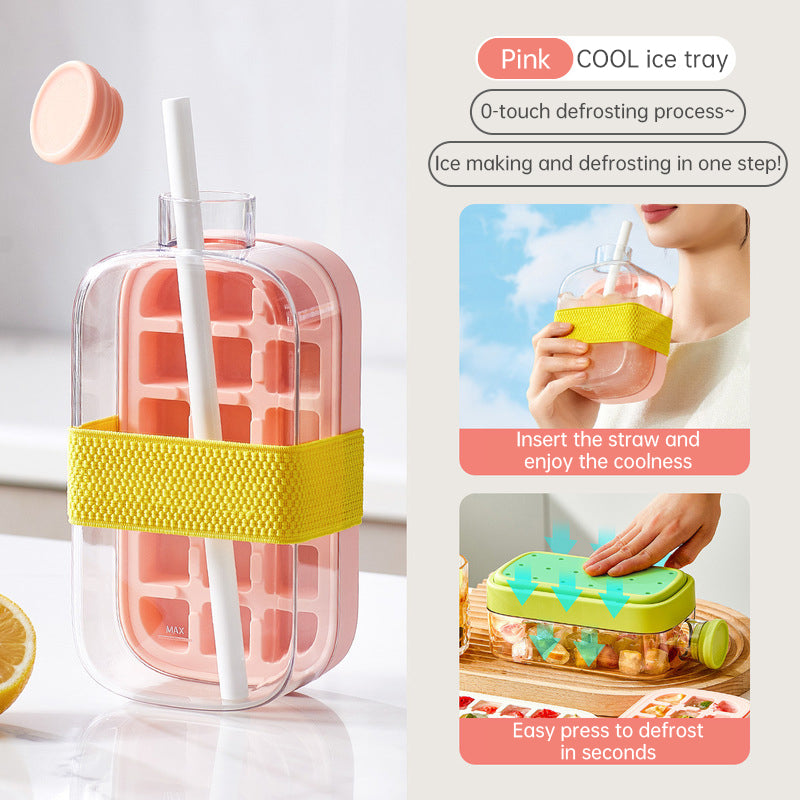 Ice - covered tray; freezer - overflow prevention ice tray - E-Esther Clothing Store