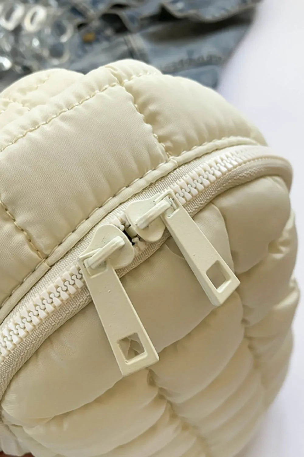 Quilted Nylon Crossbody Bag - E-Esther Clothing Store