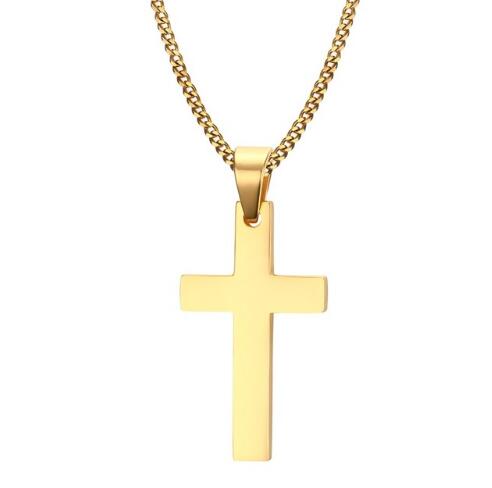 VNOX Classic Mens Cross Pendant Necklace 24 - E-Esther Clothing Store