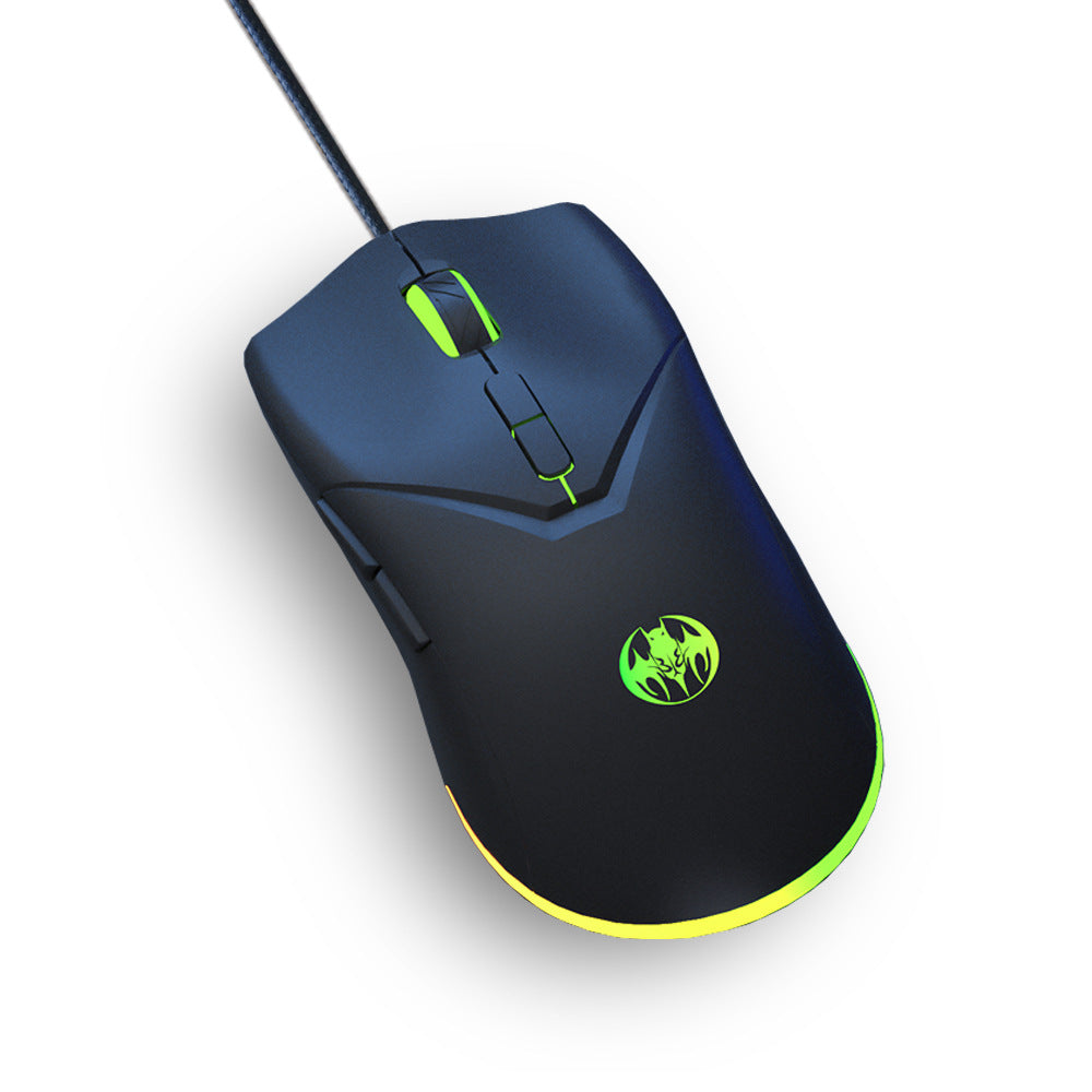 7D Youbat wired gaming mouse 6-speed 7200DPI mouse gaming mouse - E-Esther Clothing Store