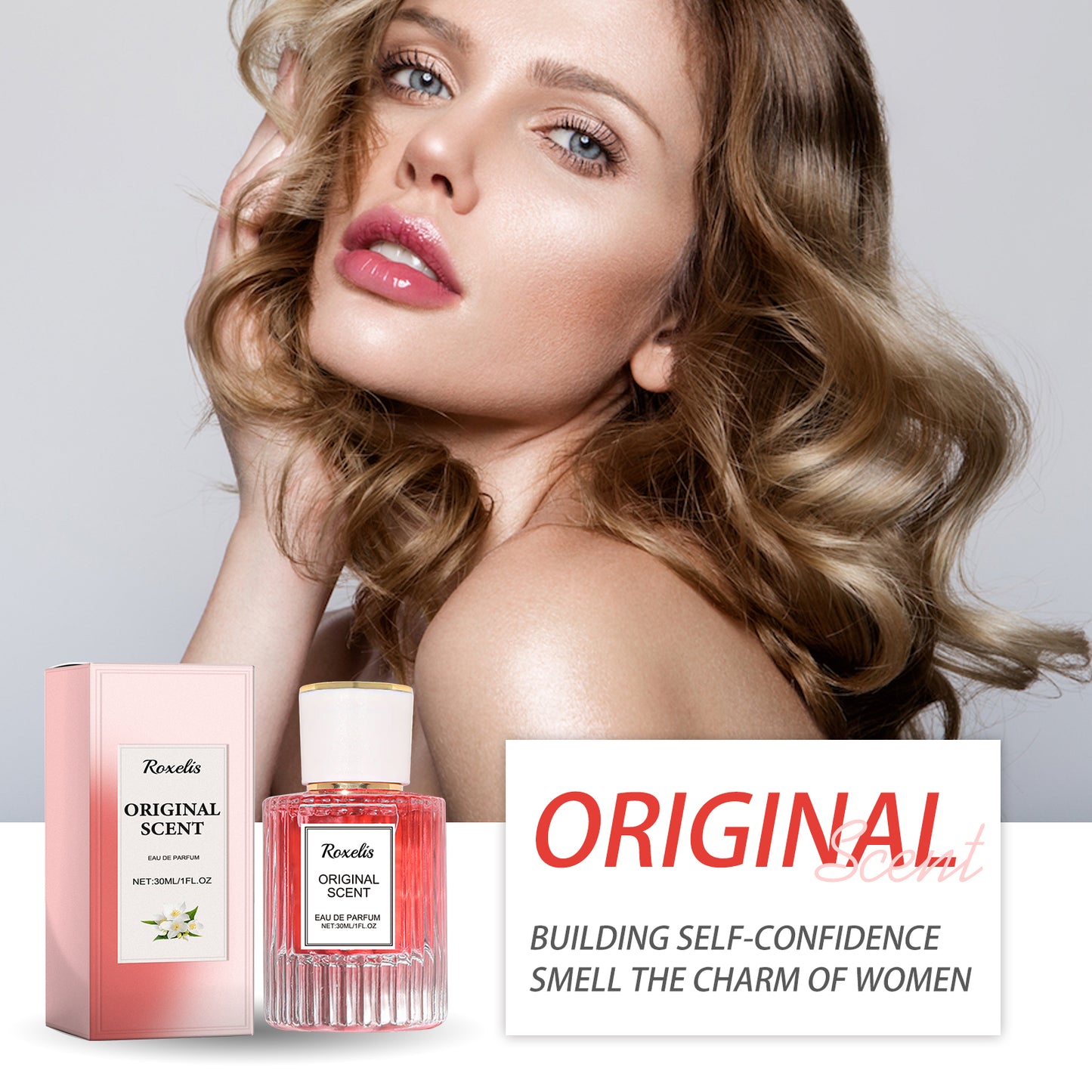 Jasmine Lady Pheromone Perfume, Wrist Behind Ear Neck Natural Long-Lasting Light Fragrance Delicate Elegance Exudes Feminine Charm - E-Esther Clothing Store