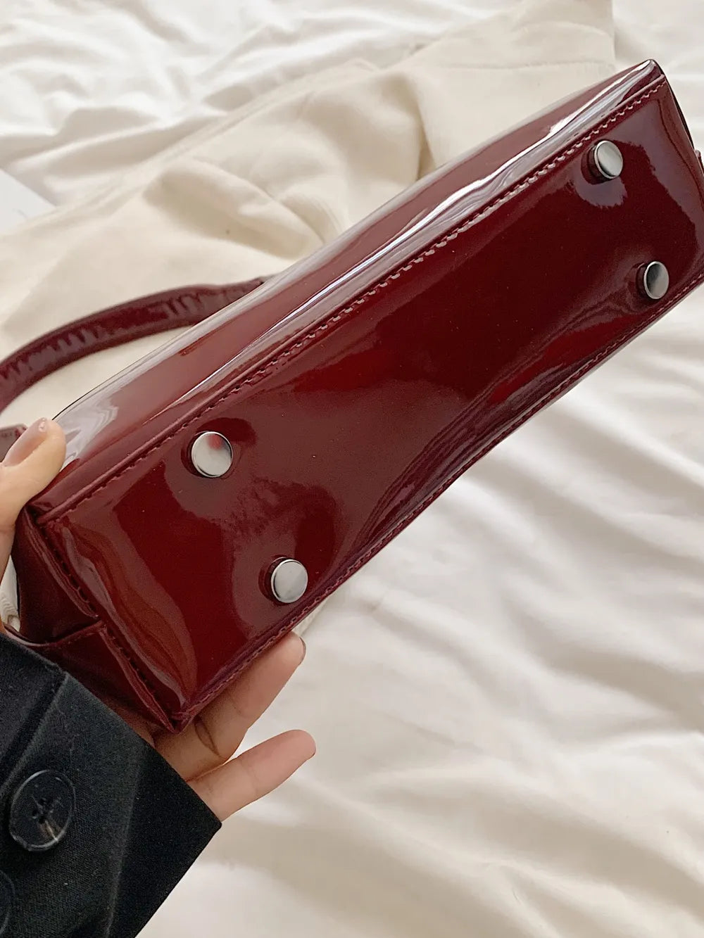 Moon Shape Shoulder Bag - E-Esther Clothing Store