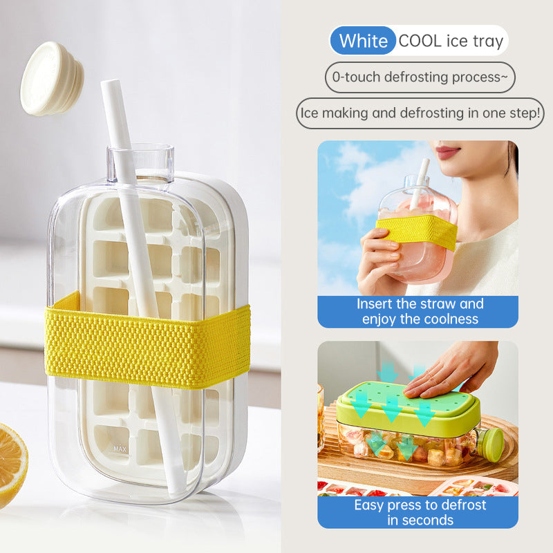 Ice - covered tray; freezer - overflow prevention ice tray - E-Esther Clothing Store