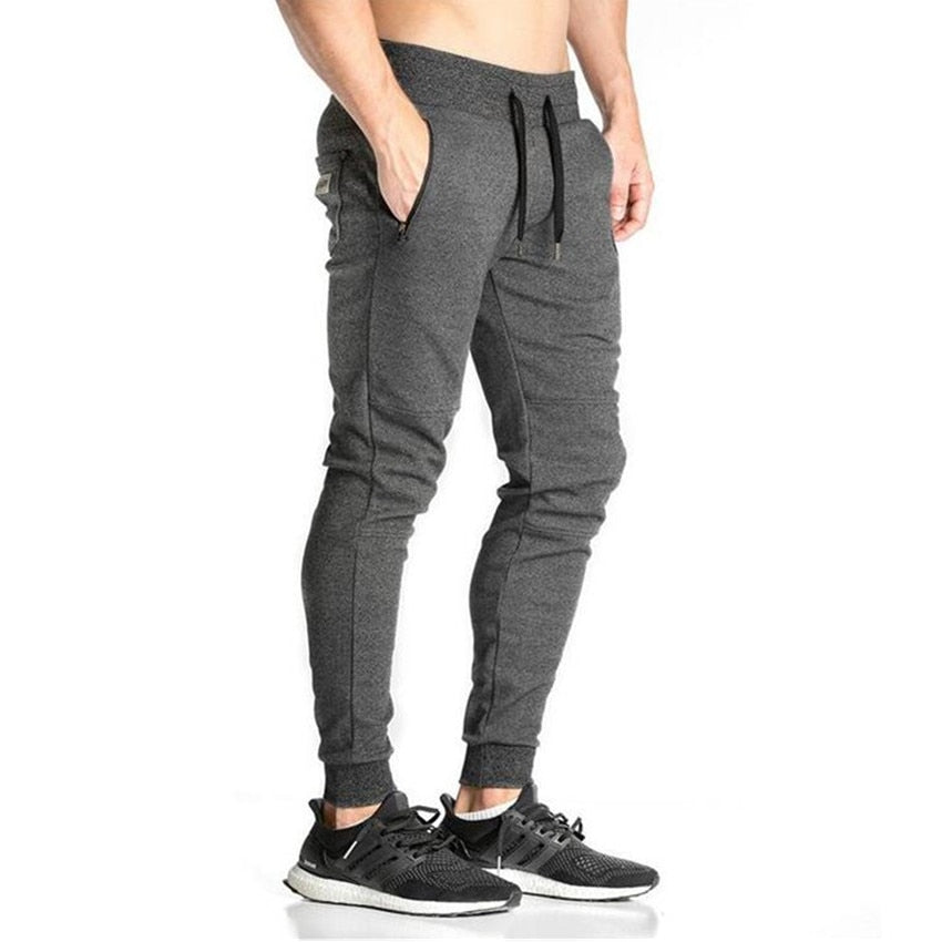 Newest Mens Sweatpants Autumn Winter Man Gyms Fitness Bodybuilding Joggers Workout Trousers Men Casual Cotton Pencil Pants - E-Esther Clothing Store
