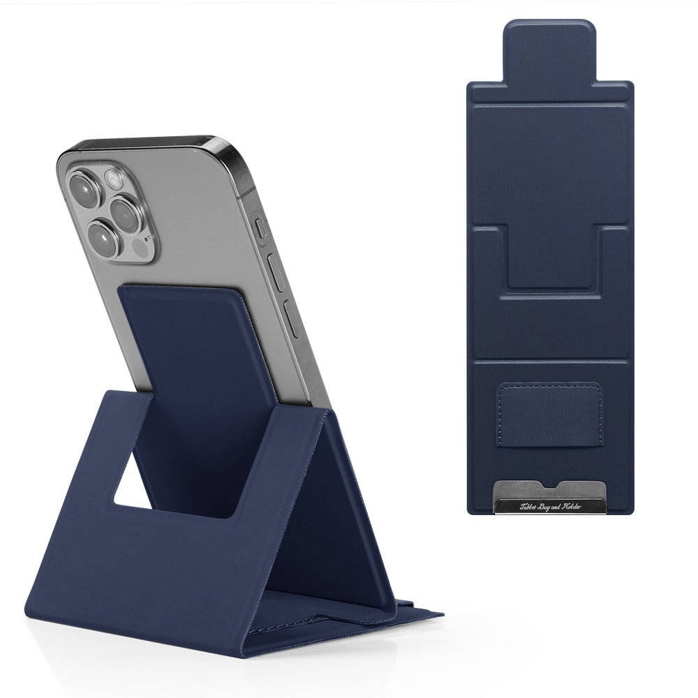 Personalized mobile phone stand desktop office folding stand PU leather ultra-thin stand - E-Esther Clothing Store