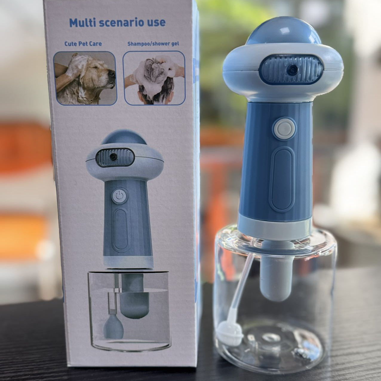 Pet Cleaning Bathing Automatic Pet Shower Foaming Machine Cat Dog Bath Solution Foaming Machine Electric Bubble Machine - E-Esther Clothing Store