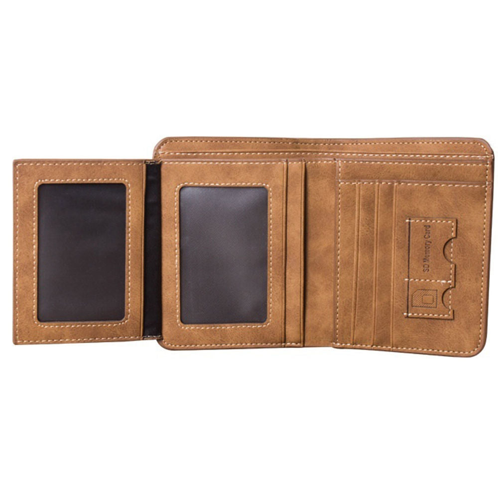 Mens Luxury Soft Business Leather Bifold Wallet Credit Card Holder Purse - E-Esther Clothing Store