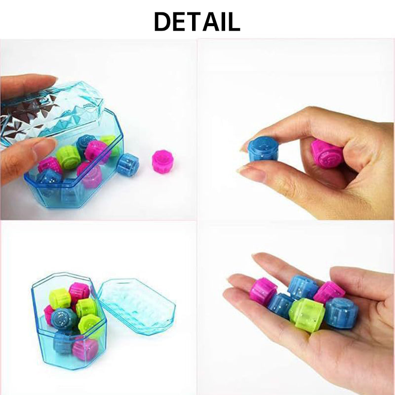 12-piece Gonggi set in storage box for traditional dice game, trains hand - eye coordination - E-Esther Clothing Store