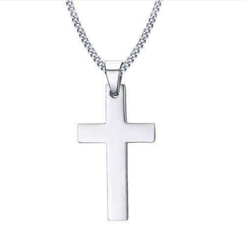 VNOX Classic Mens Cross Pendant Necklace 24 - E-Esther Clothing Store