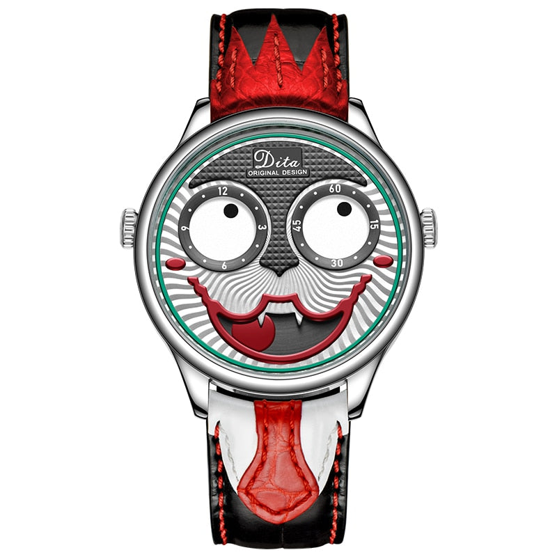 Joker Watch Men Top Brand Luxury Fashion Personality Alloy Quartz Watches Mens Limited Edition Designer Watch