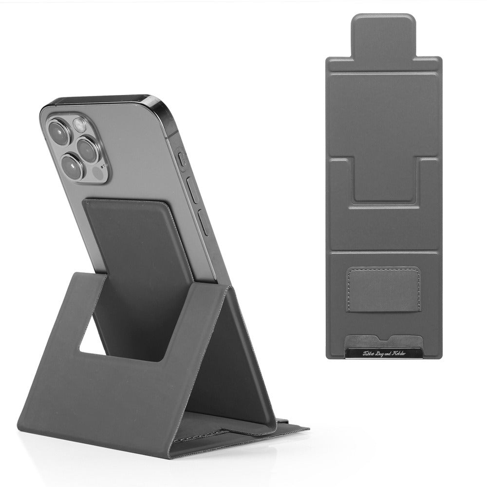 Personalized mobile phone stand desktop office folding stand PU leather ultra-thin stand - E-Esther Clothing Store