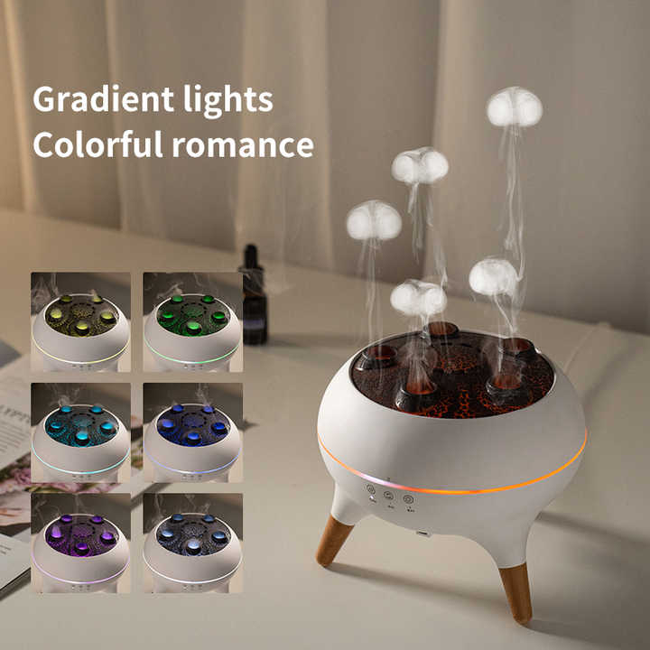 Spray HumidificadorElectric Night Light Air Humidifier With Remote Aromatherapy - E-Esther Clothing Store