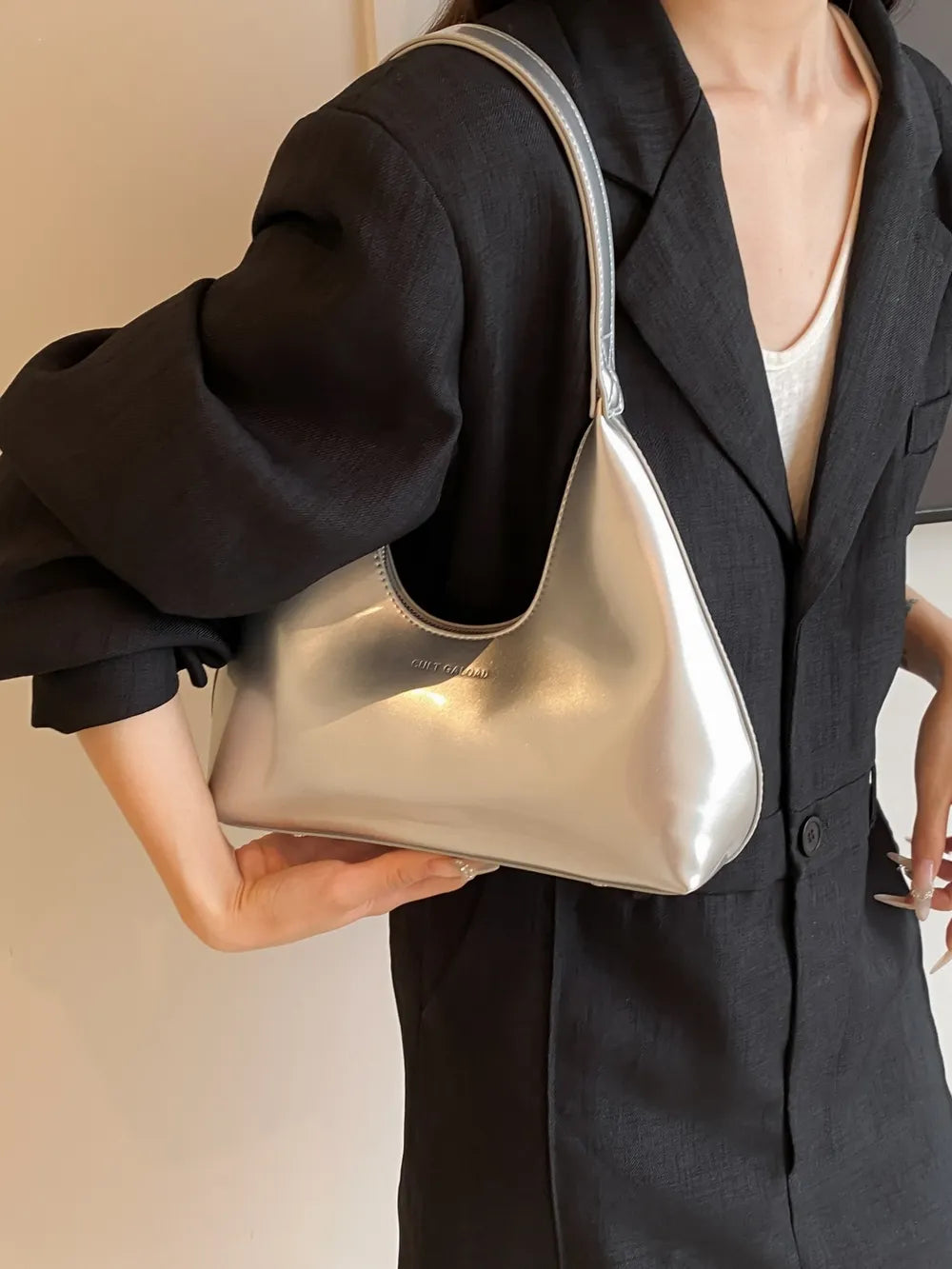Moon Shape Shoulder Bag - E-Esther Clothing Store