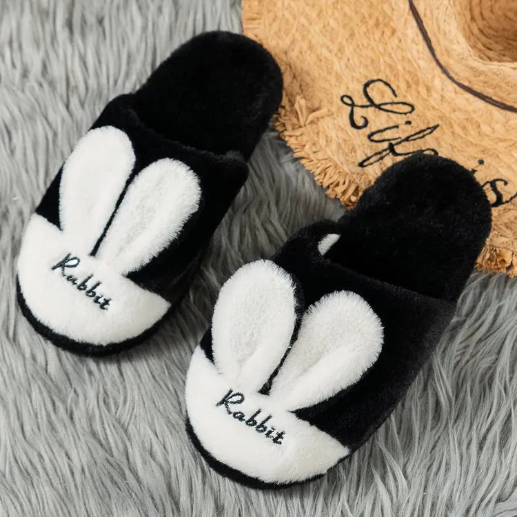 Rabbit Ears Round Toe Slippers - E-Esther Clothing Store