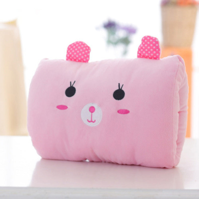 Animated nap pillow, warm hand cover, cylindrical cushion, creative hand warmer, girls' plush toy - E-Esther Clothing Store