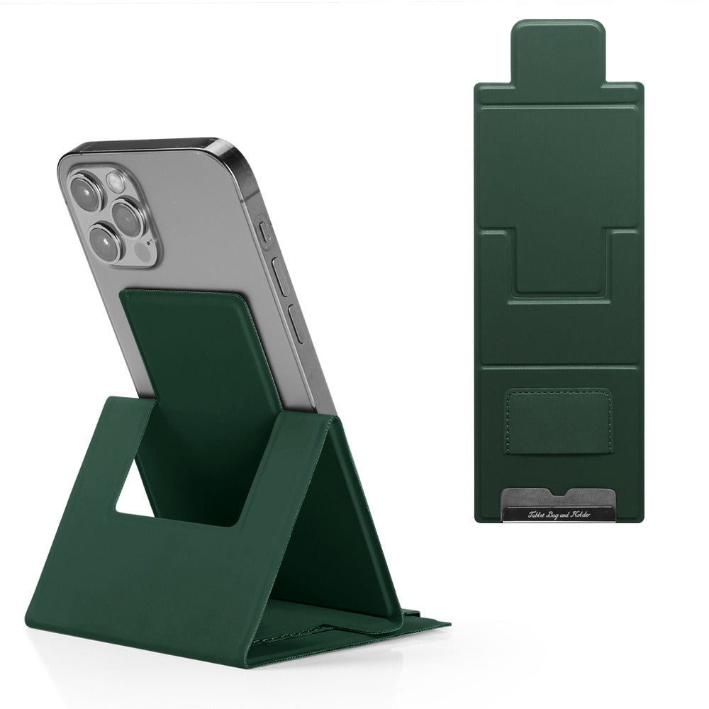Personalized mobile phone stand desktop office folding stand PU leather ultra-thin stand - E-Esther Clothing Store