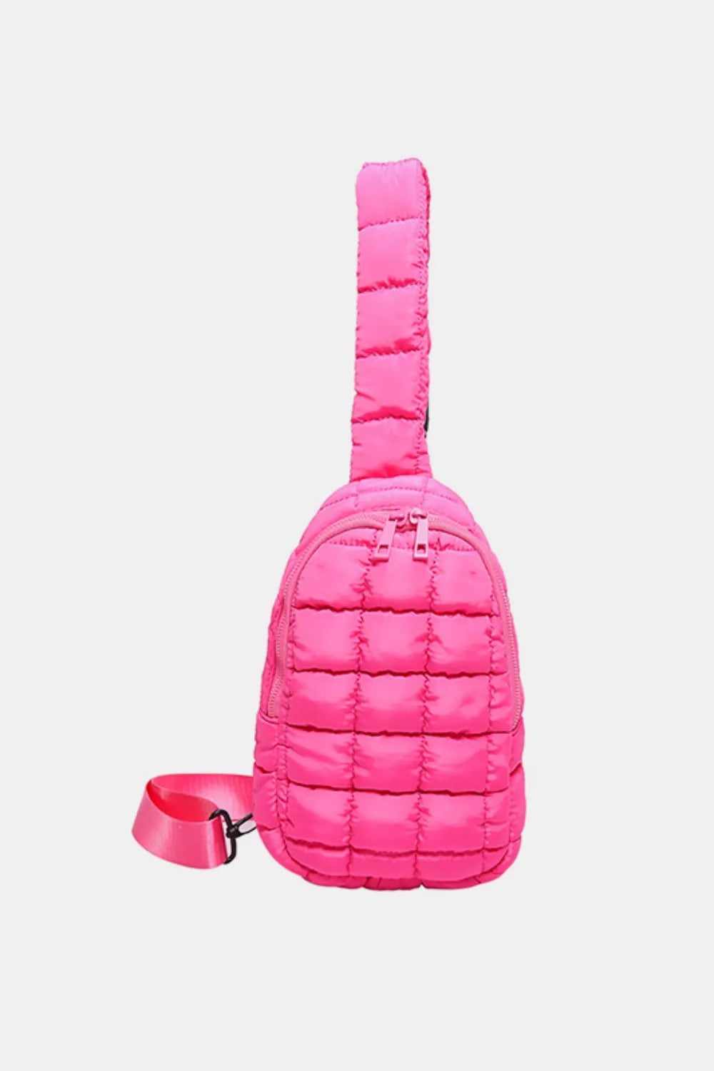 Quilted Nylon Crossbody Bag - E-Esther Clothing Store