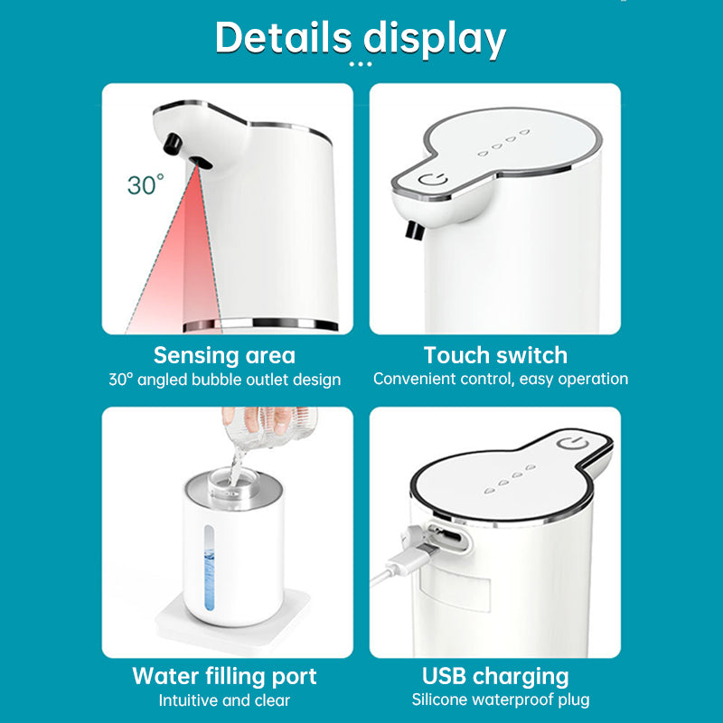 Touchless Sensor Soap Dispenser for Bathroom & Kitchen. Offers Foam and Liquid Modes. - E-Esther Clothing Store